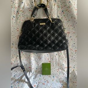 Kate Spade quilted black handbag